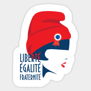 Liberty Equality Fraternity Sticker